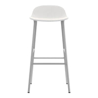 Form Bar Stool - Metal Legs - Upholstered