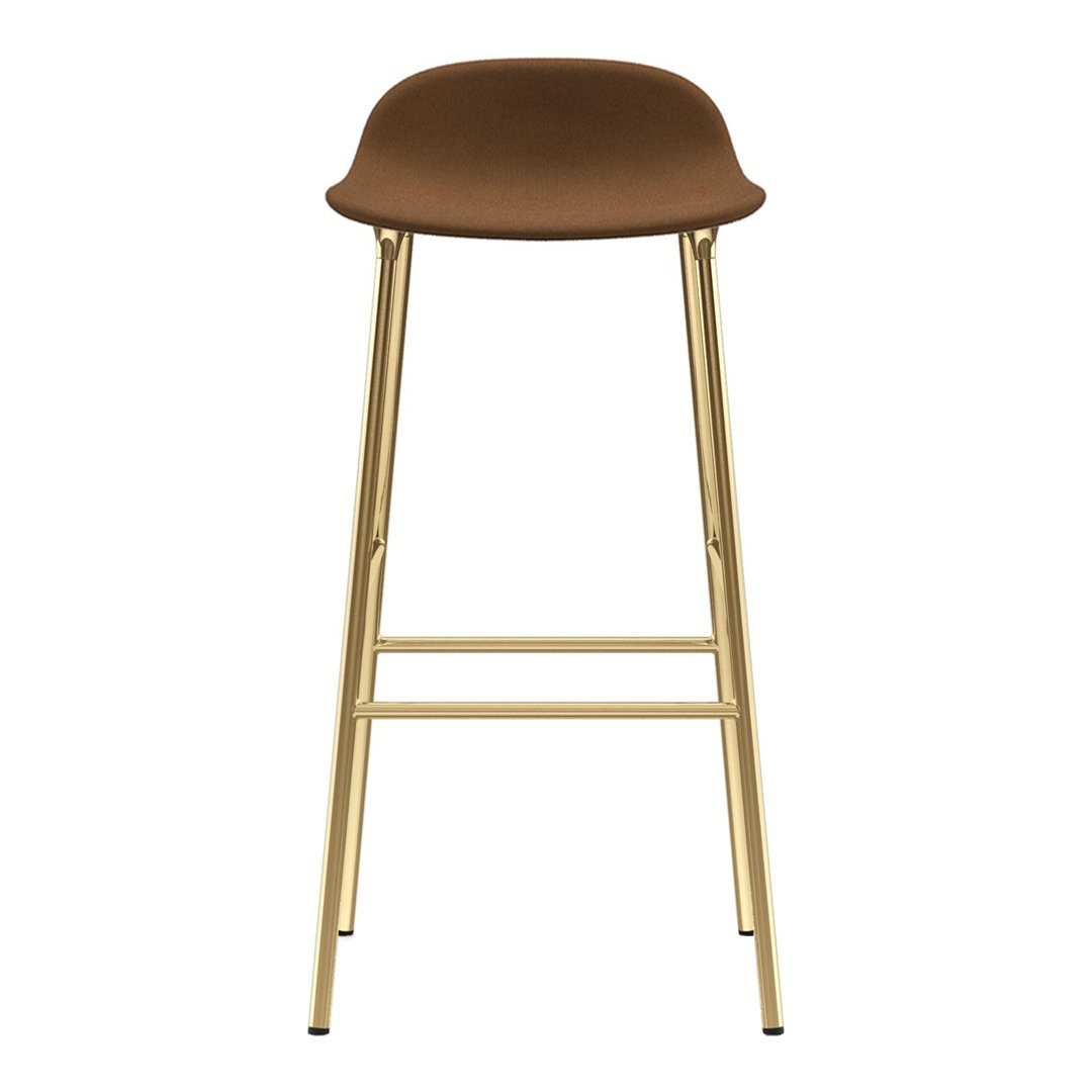Form Bar Stool - Metal Legs - Upholstered