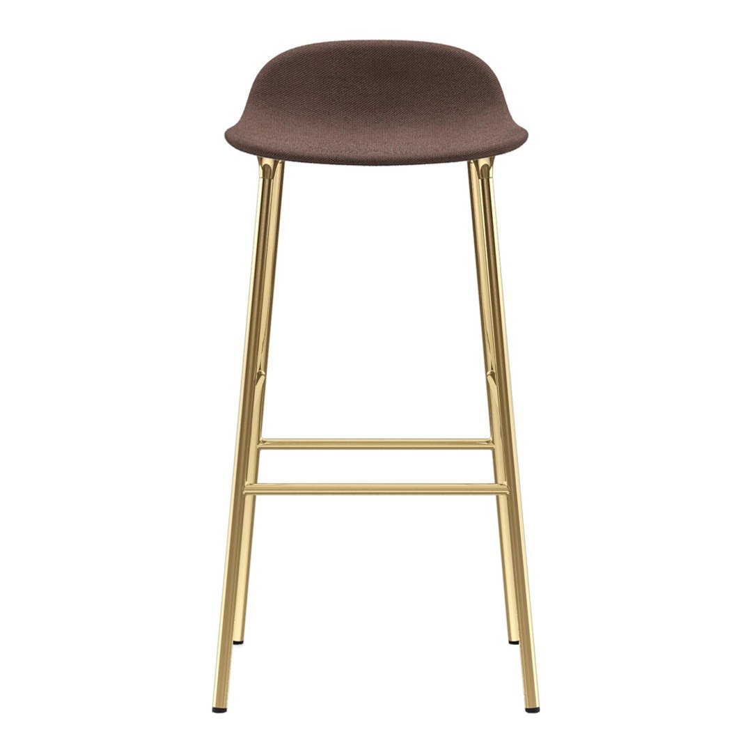 Form Bar Stool - Metal Legs - Upholstered