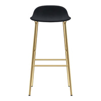 Form Bar Stool - Metal Legs - Upholstered