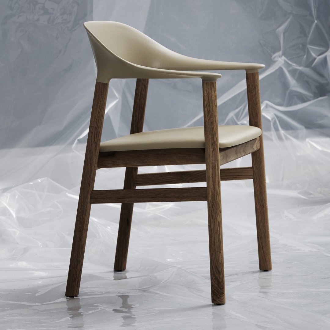 Herit Armchair - Upholstered