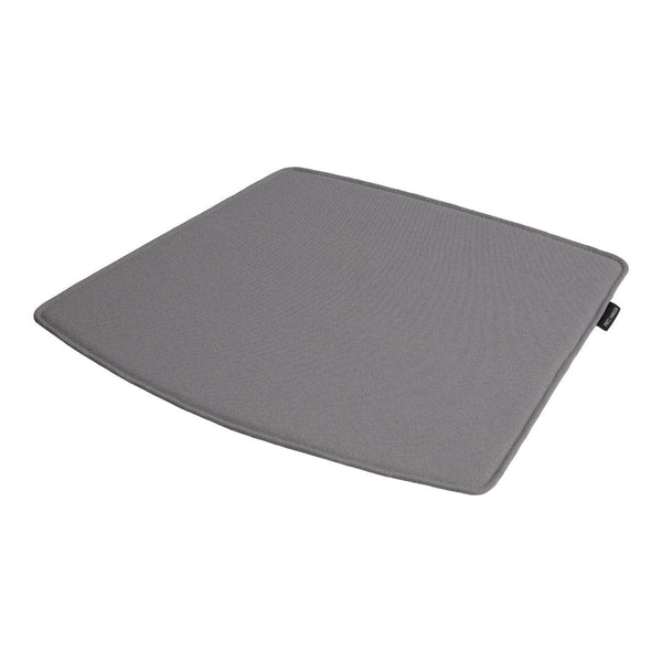 Gray ergonomic seat cushion with subtle texture, perfect for comfort and support. Ideal for home or office use.