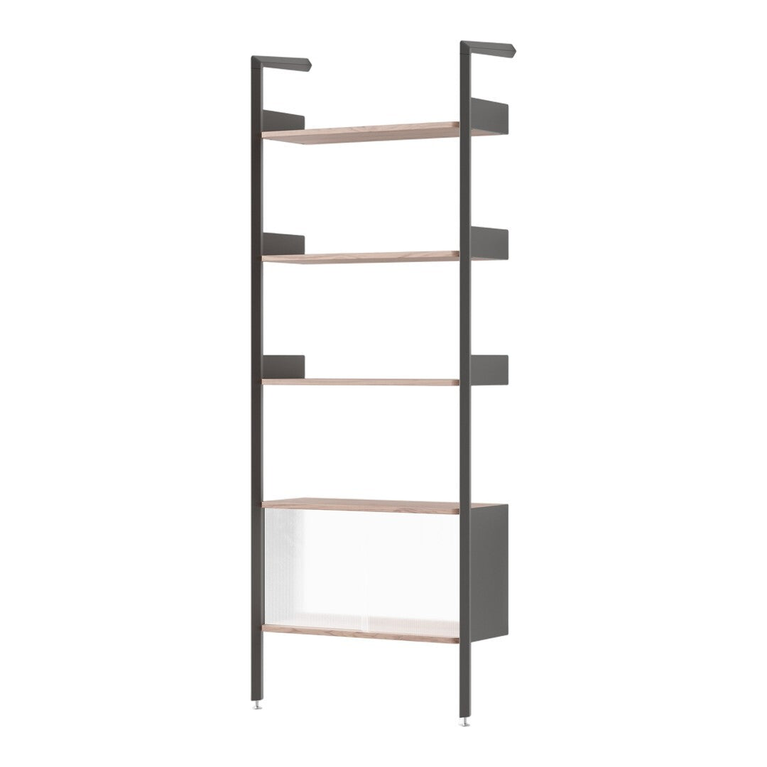 Rombe IF3 Modular Shelving System - Full Bay Shelves + Cabinet