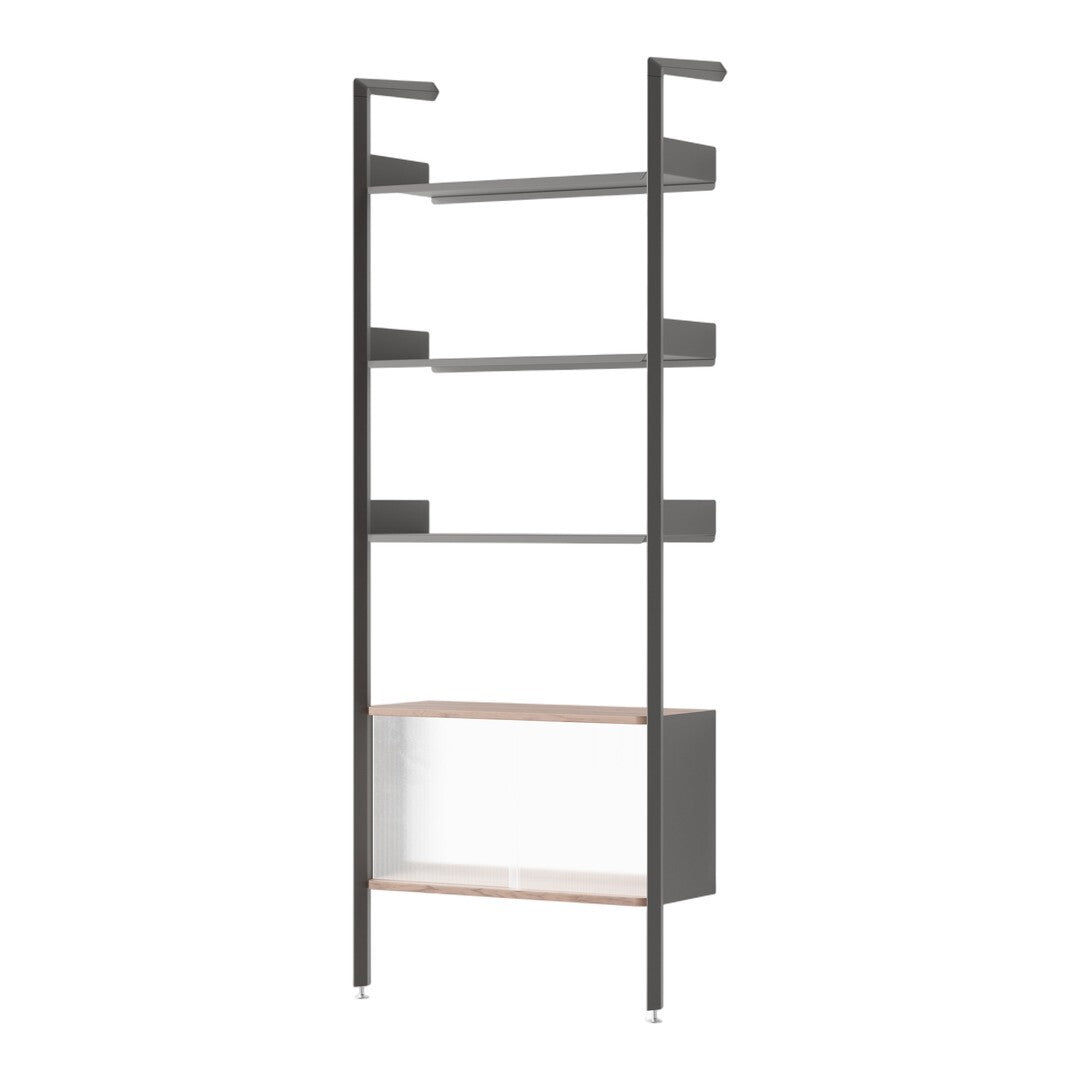 Rombe IF3 Modular Shelving System - Full Bay Shelves + Cabinet