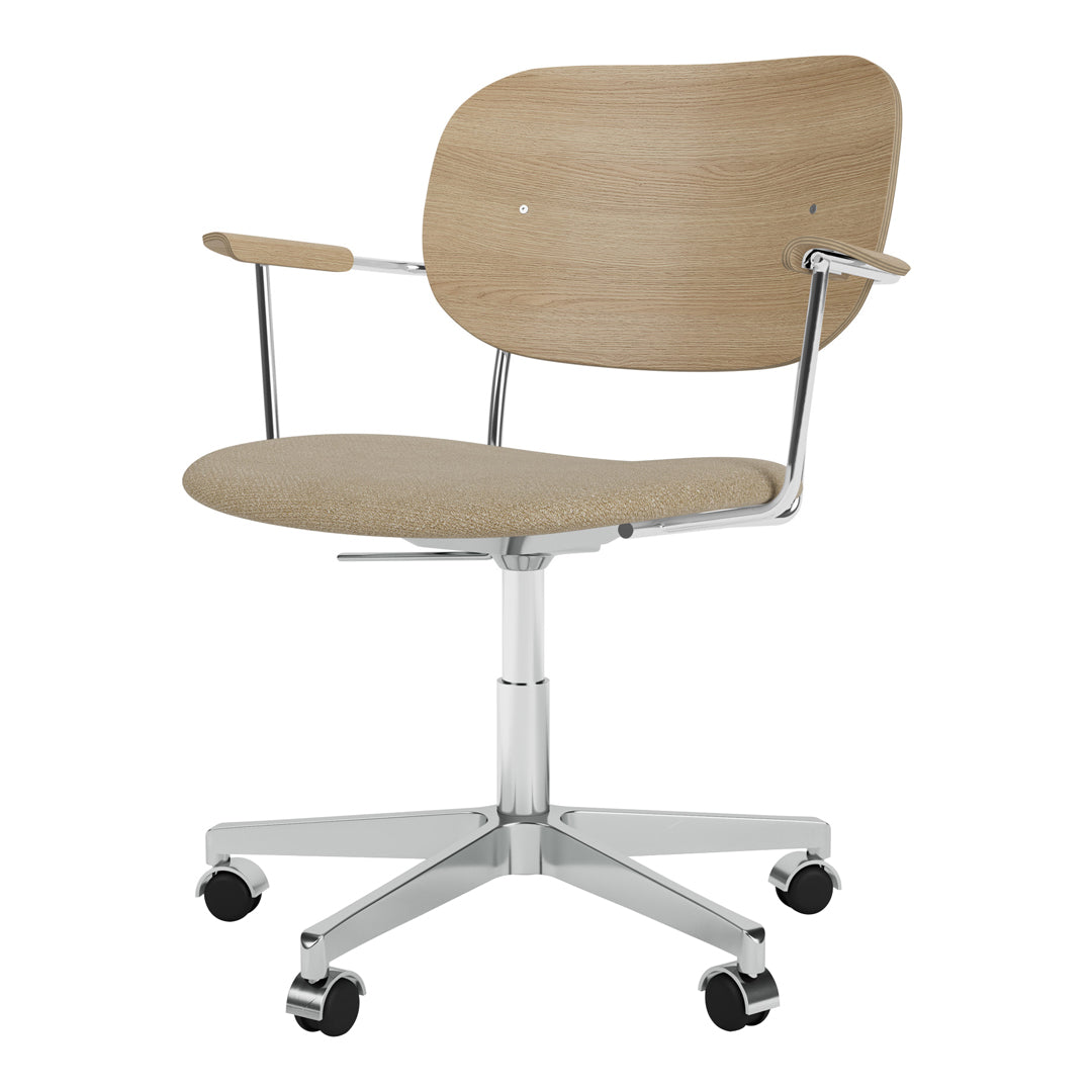 Co Office Armchair - Seat Upholstered - Swivel Base w/ Castors