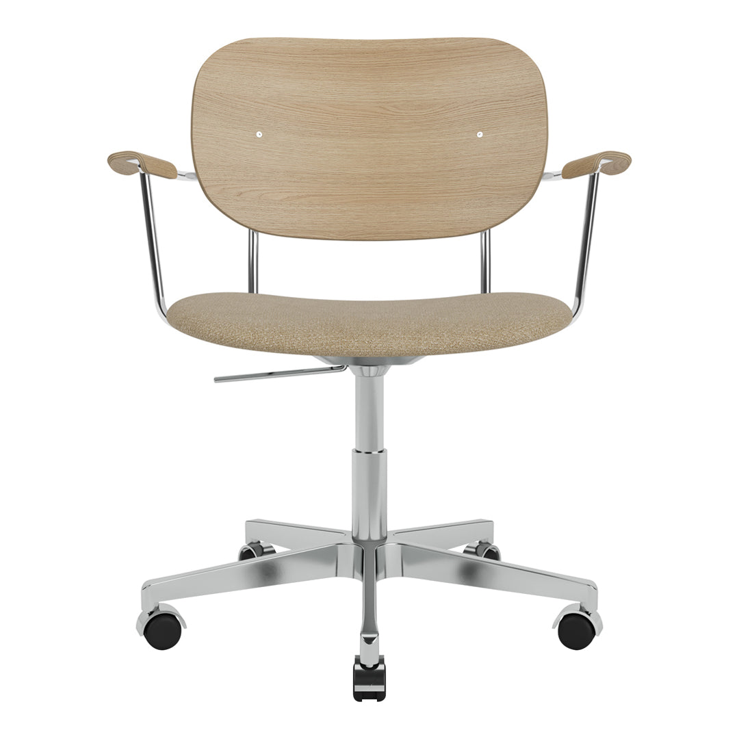 Co Office Armchair - Seat Upholstered - Swivel Base w/ Castors