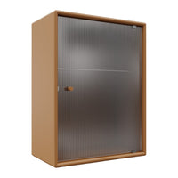 OS1225G Bathroom Cabinet w/ Rippled Glass Door