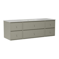 SU2409 Bathroom Vanity w/ Basin - 55.9" W