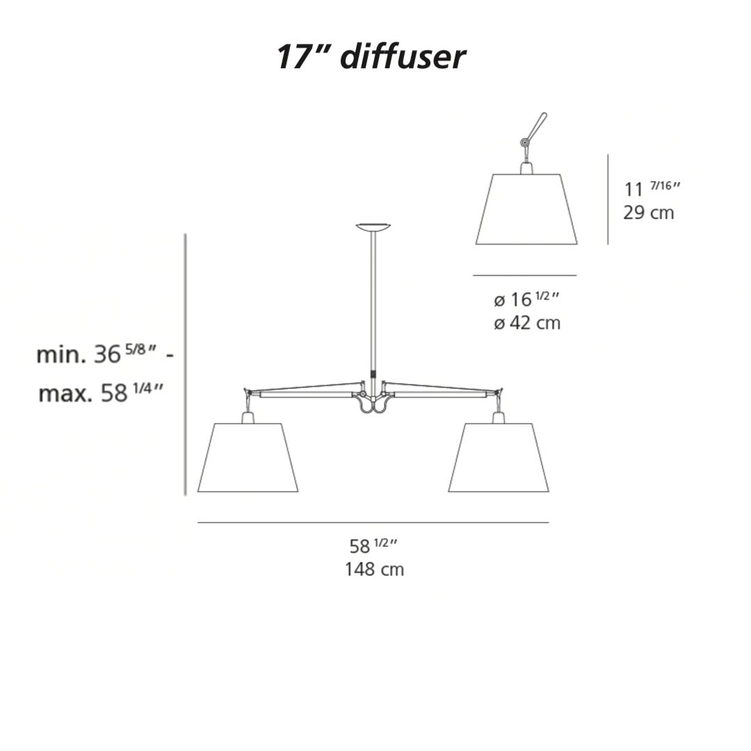 Modern pendant light with a sleek design in white with geometric patterns on the shades, ideal for stylish decor.