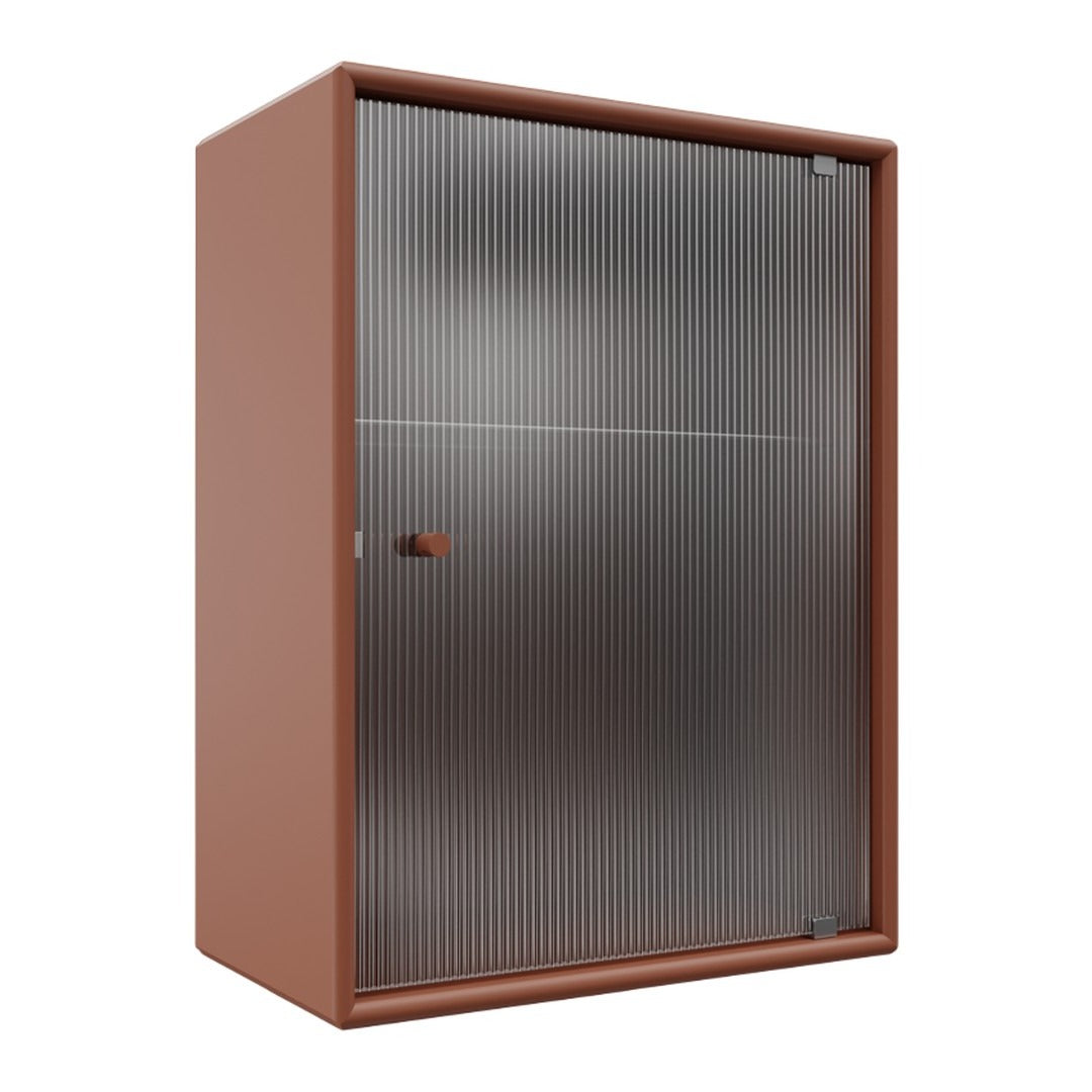 OS1225G Bathroom Cabinet w/ Rippled Glass Door