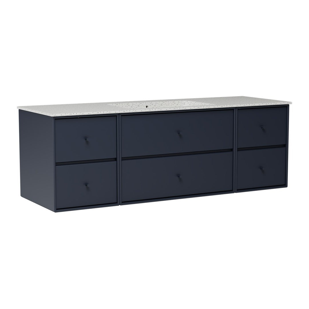 SU2409 Bathroom Vanity w/ Basin - 55.9" W