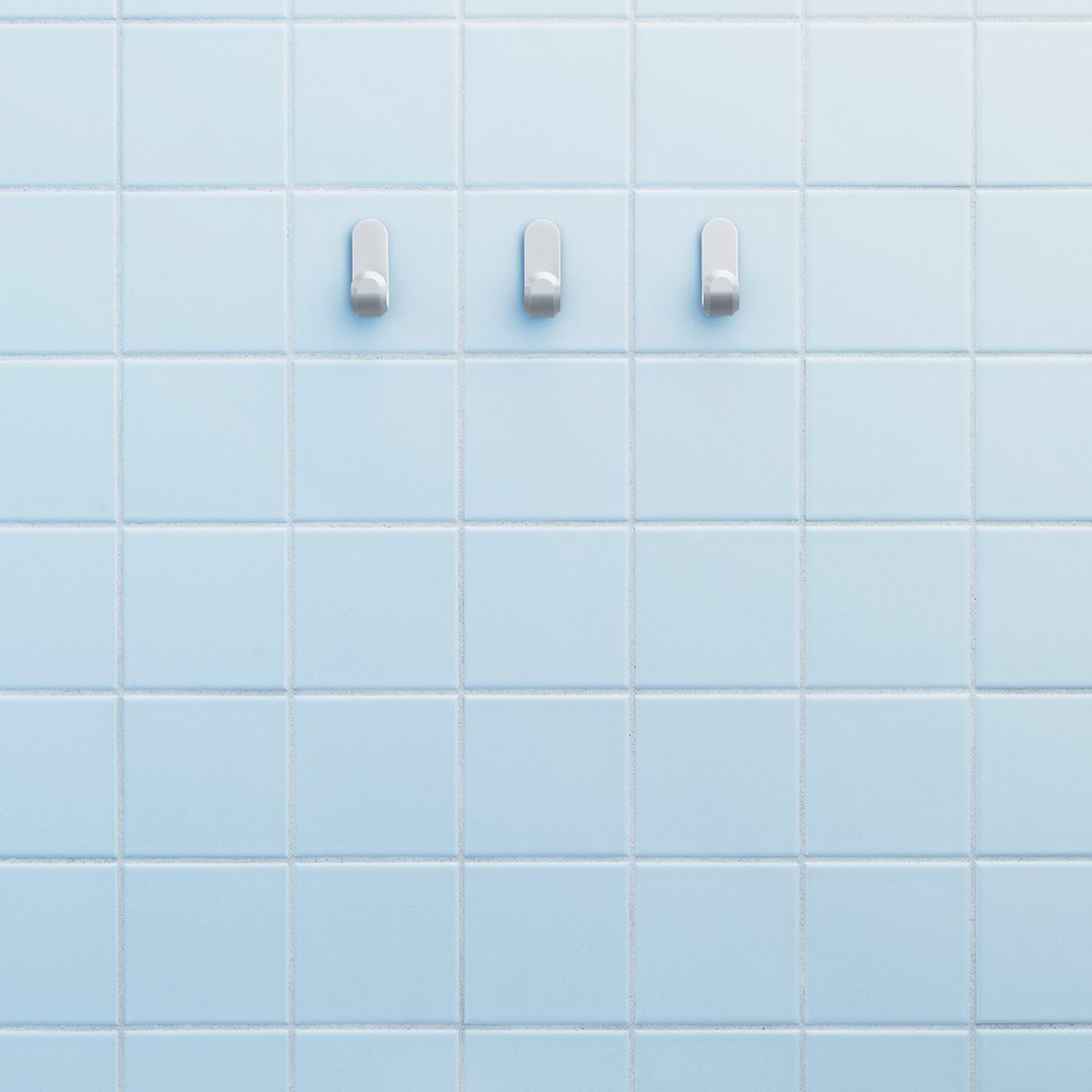 Curve Mini Hook - Set of 2 (Order Quantity: 6)