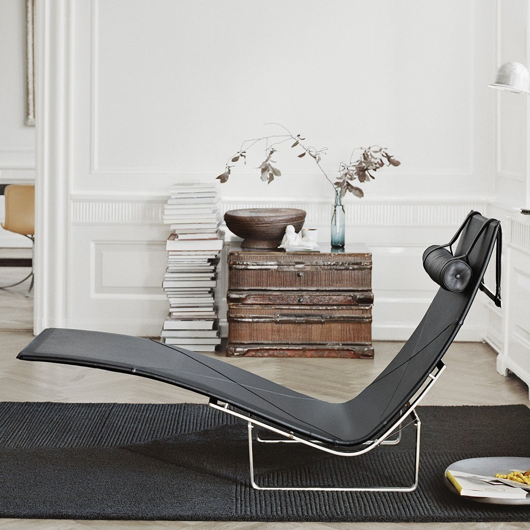Fritz Hansen PK24 Lounge Chair All Leather by Poul Kjaerholm