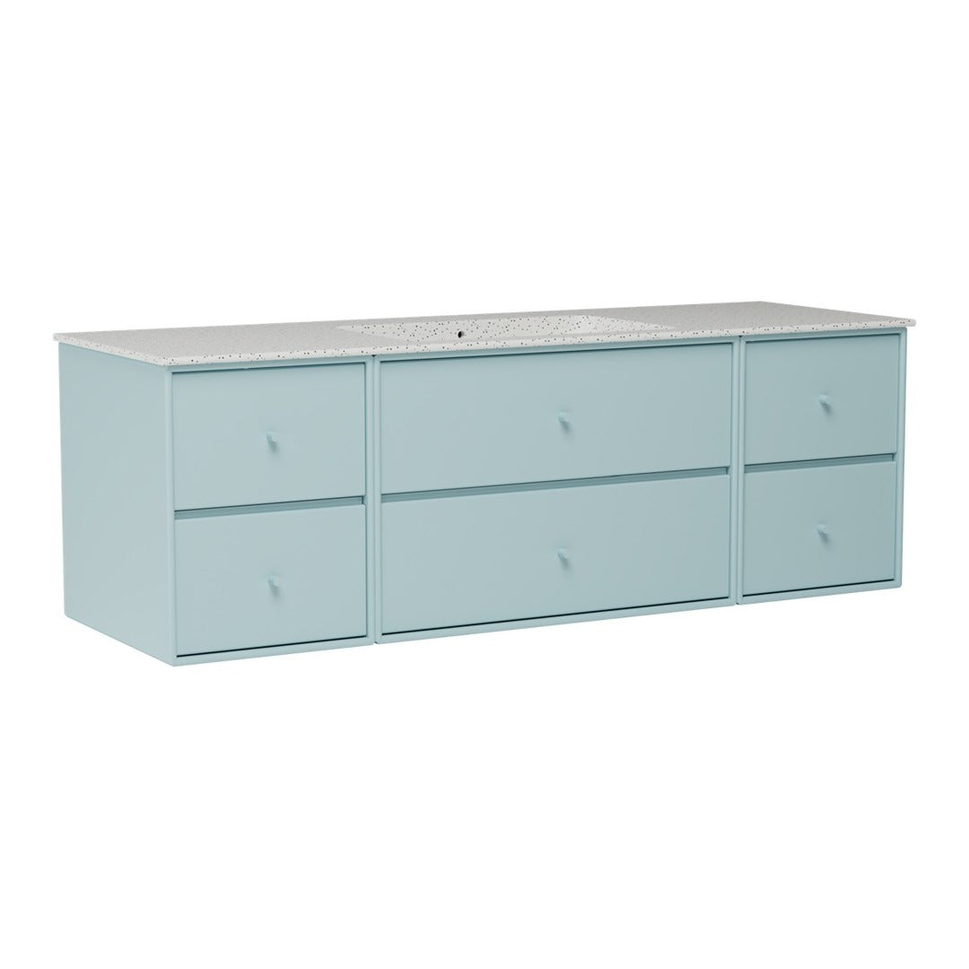 SU2409 Bathroom Vanity w/ Basin - 55.9" W