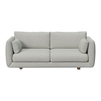 Bloom 2-seater sofa w/teak legs