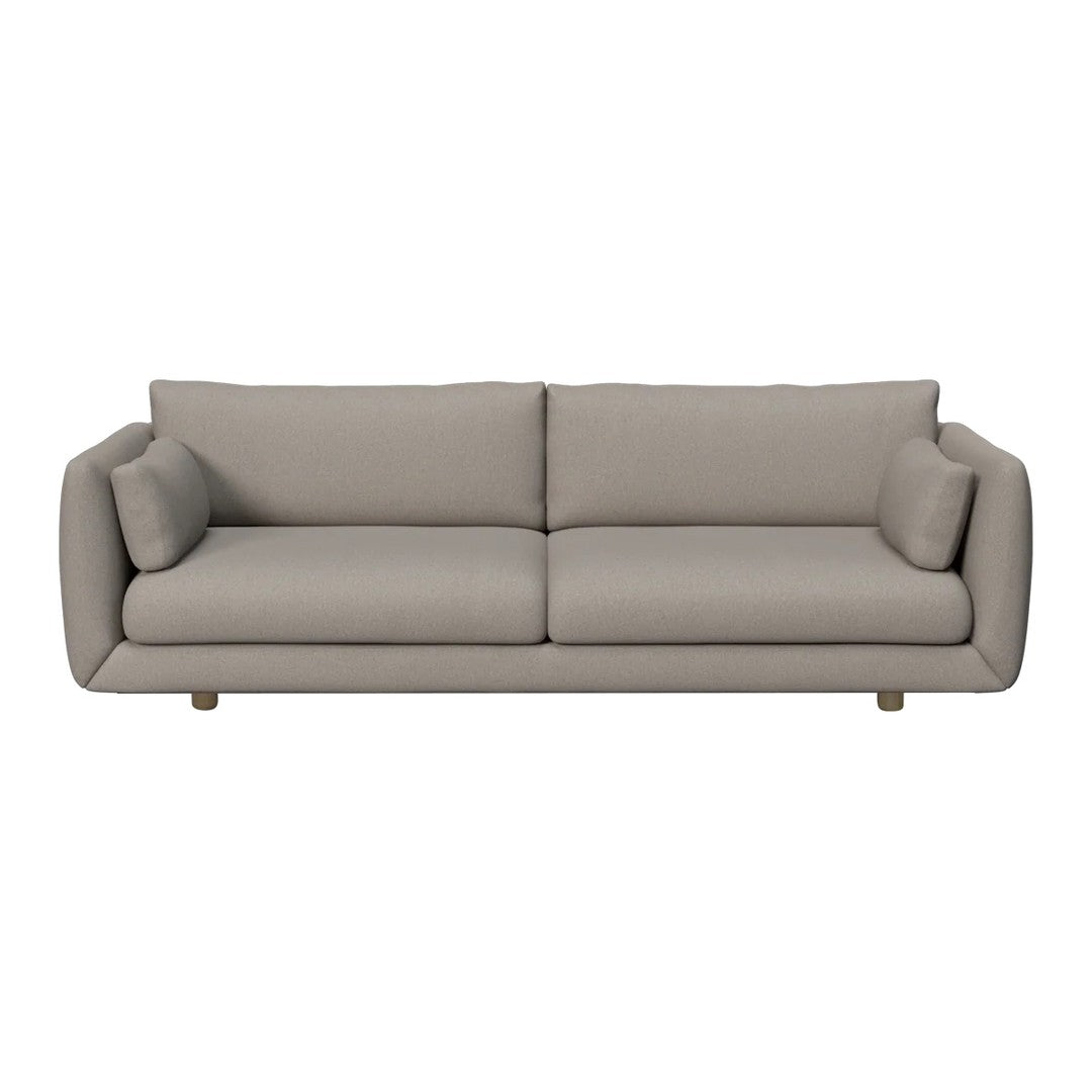 Bloom 3-Seater Sofa w/ Wooden Legs