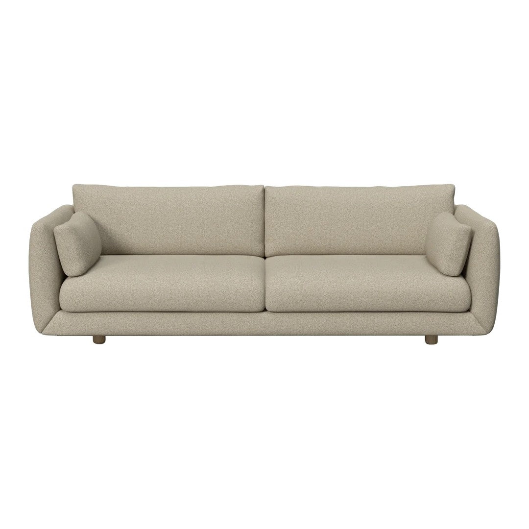 Bloom 3-Seater Sofa w/ Wooden Legs