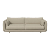 Bloom 3-Seater Sofa w/ Wooden Legs