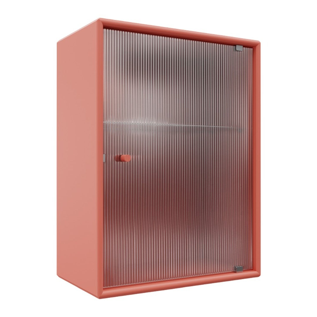 OS1225G Bathroom Cabinet w/ Rippled Glass Door