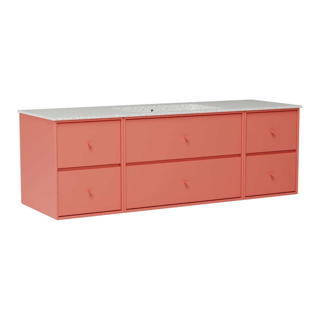 SU2409 Bathroom Vanity w/ Basin - 55.9" W