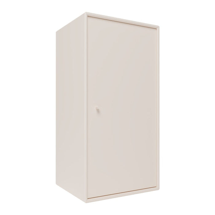 Minimalist cream-colored cabinet with a smooth surface and no visible patterns. Perfect for modern decor.