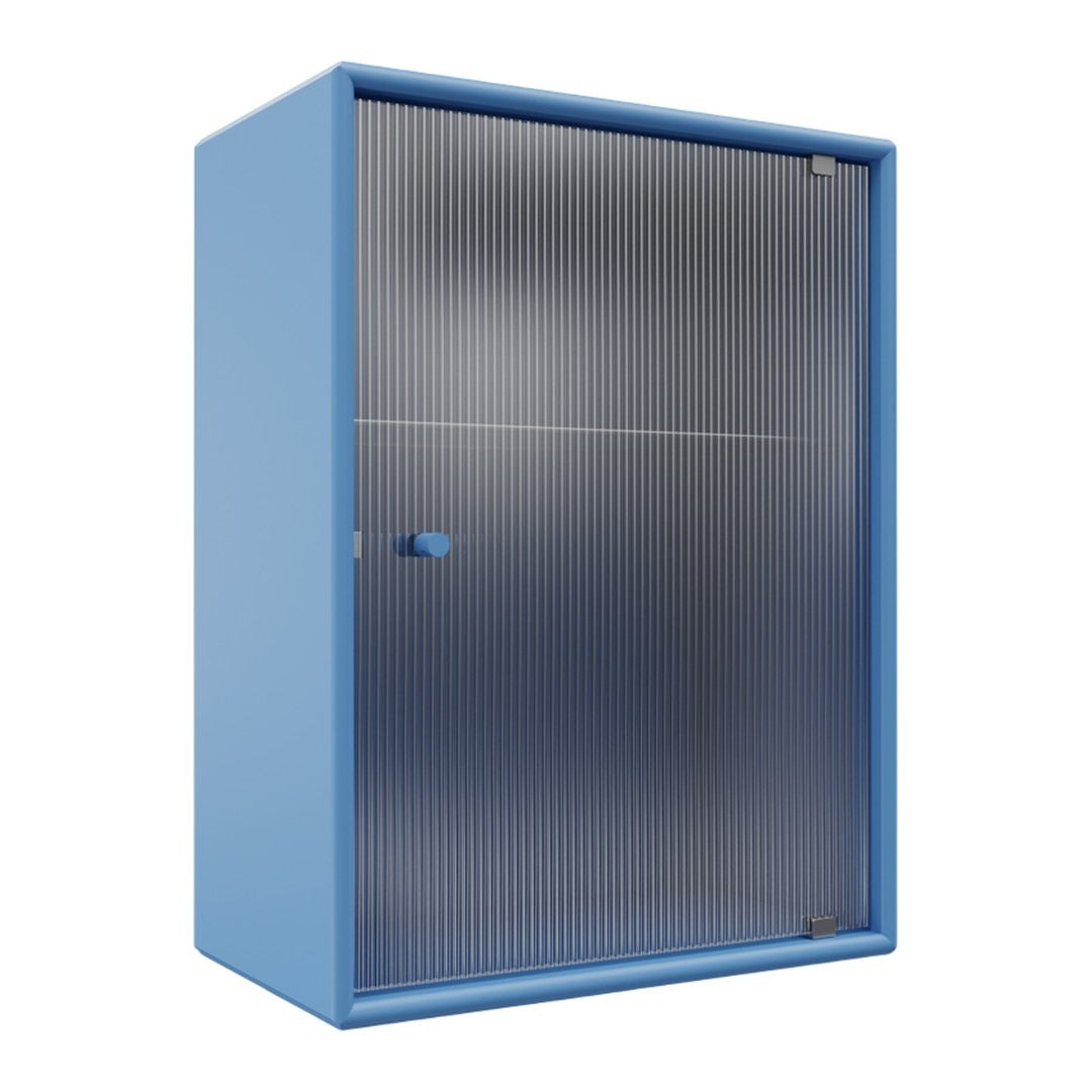 OS1225G Bathroom Cabinet w/ Rippled Glass Door