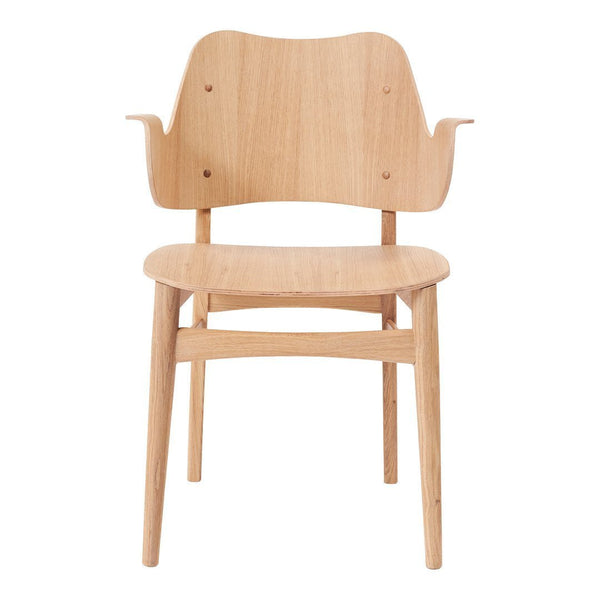 Natural wood dining chair with a smooth finish and minimalist design, featuring a light blonde color and clean lines.