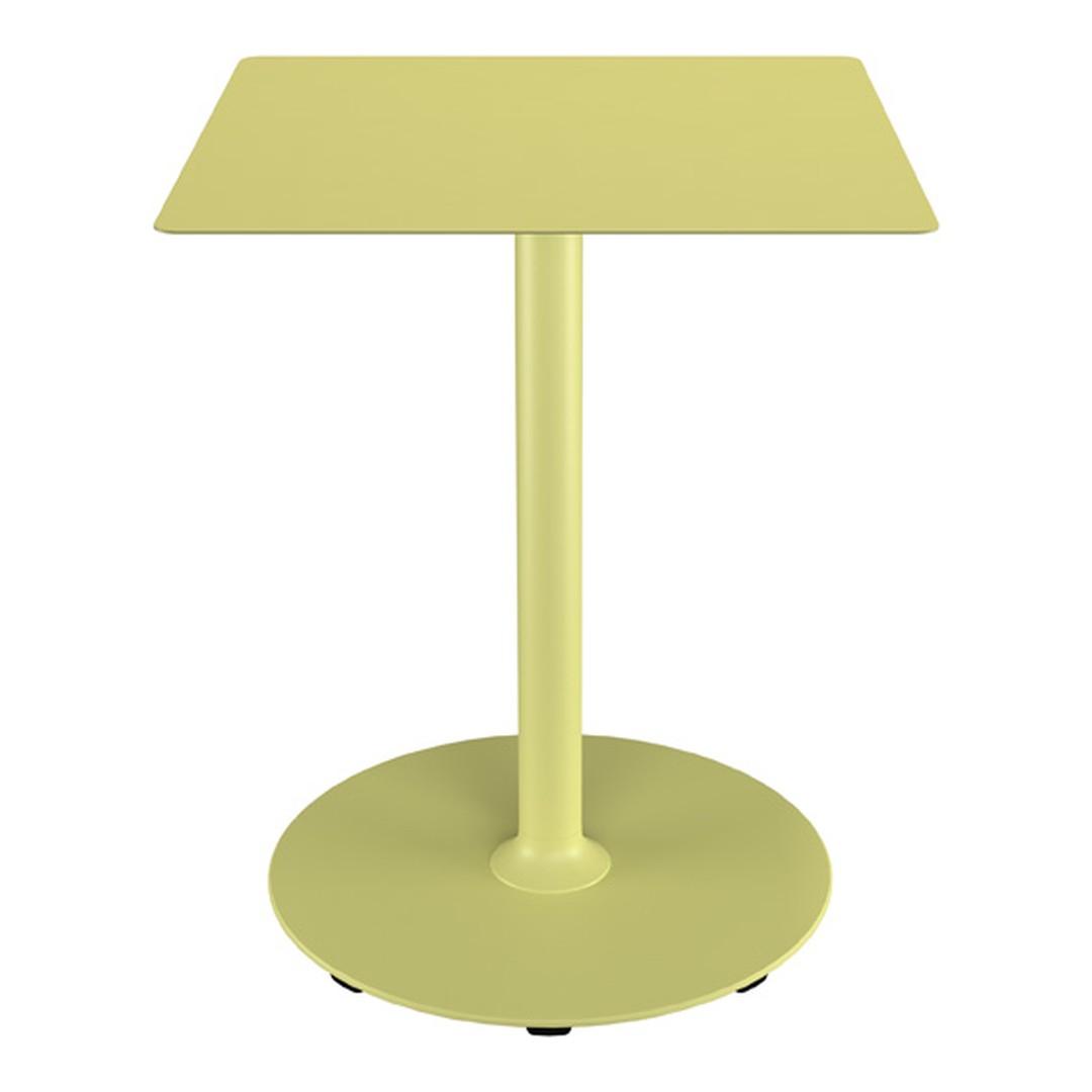 PICO Outdoor Café Table w/ Round Base - Square