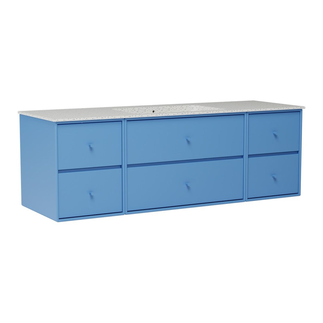 SU2409 Bathroom Vanity w/ Basin - 55.9" W