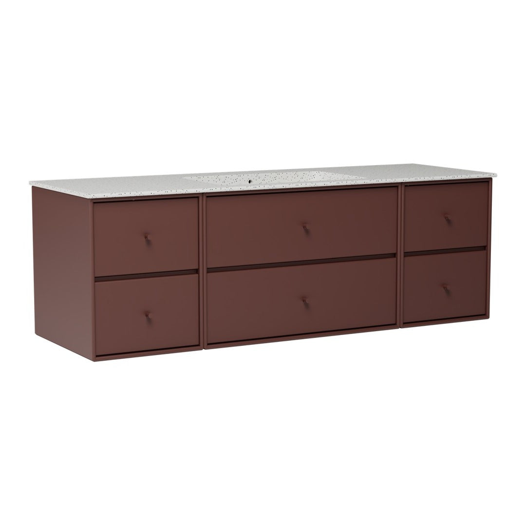 SU2409 Bathroom Vanity w/ Basin - 55.9" W