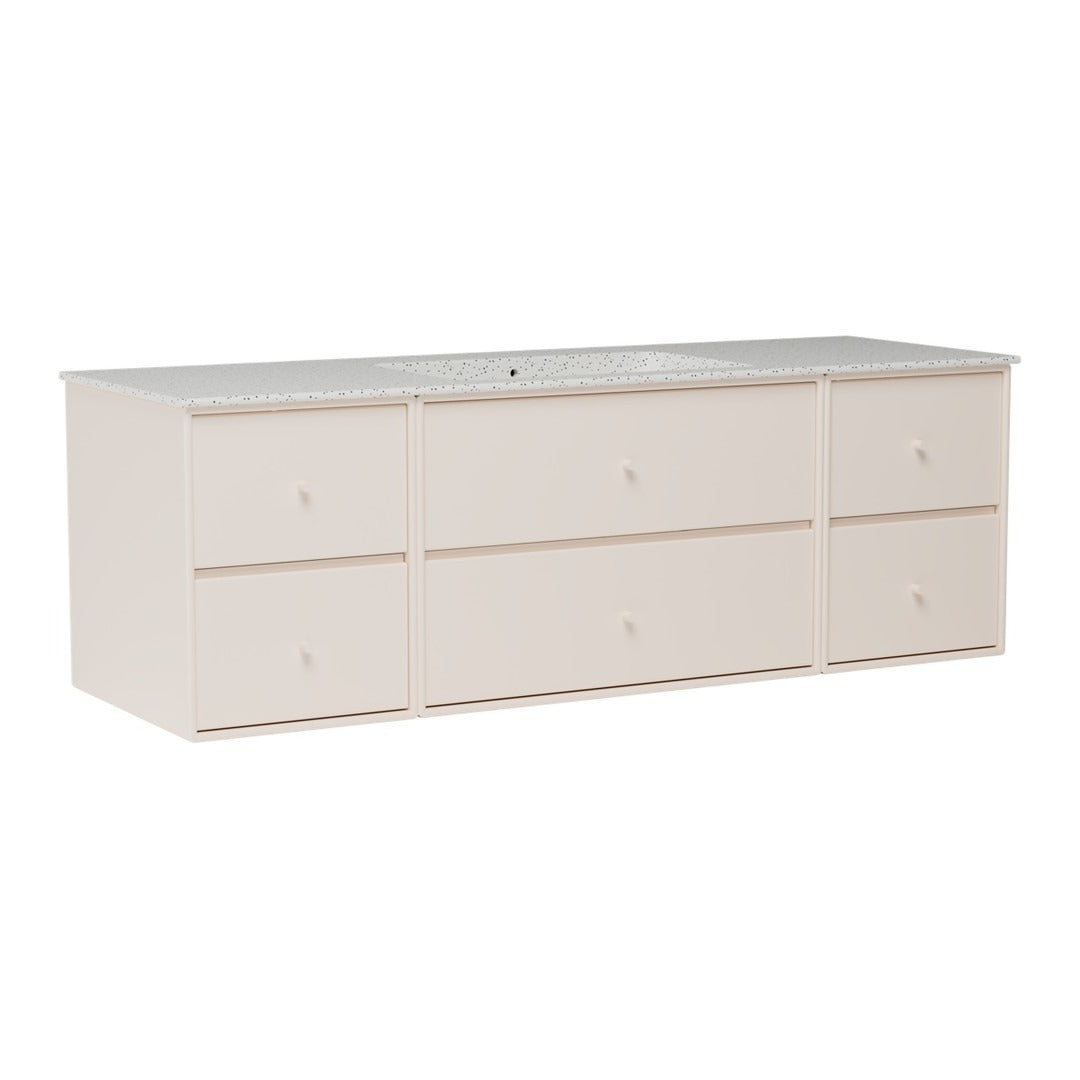 SU2409 Bathroom Vanity w/ Basin - 55.9" W