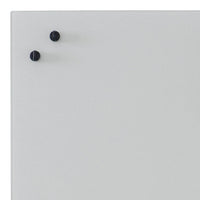 Gray surface with two black knobs, offering a sleek and modern look. Ideal for contemporary decor.