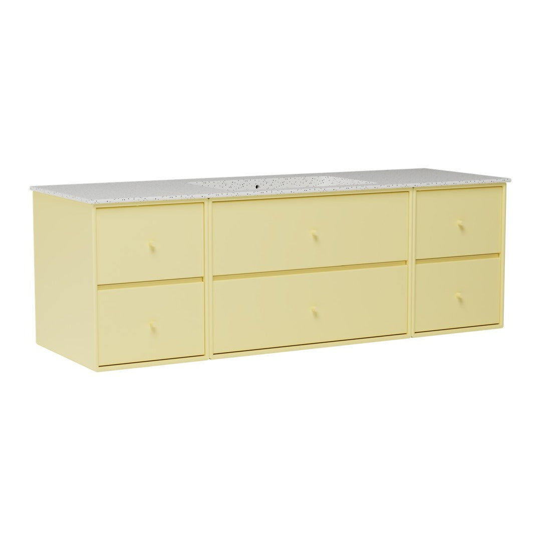 SU2409 Bathroom Vanity w/ Basin - 55.9" W