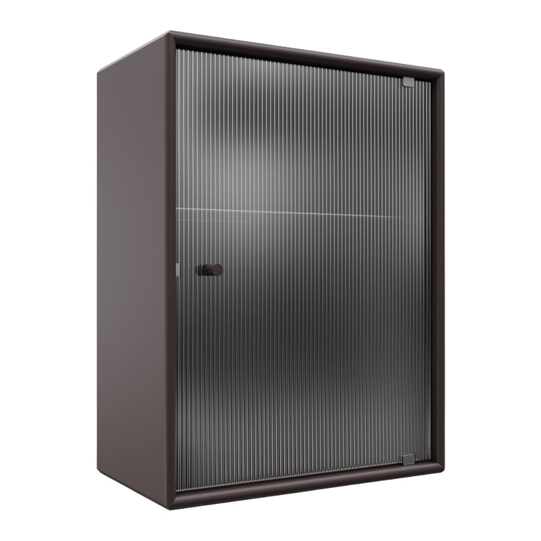 OS1225G Bathroom Cabinet w/ Rippled Glass Door