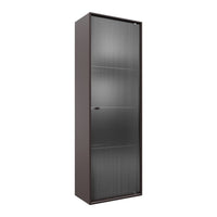 Ripple VI Tall Bathroom Cabinet - Wall Mounted