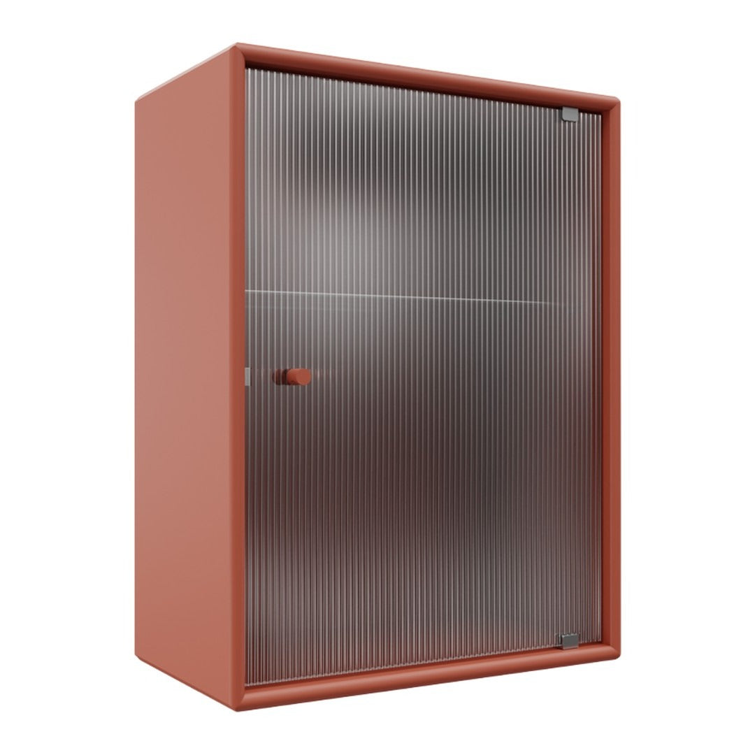 OS1225G Bathroom Cabinet w/ Rippled Glass Door