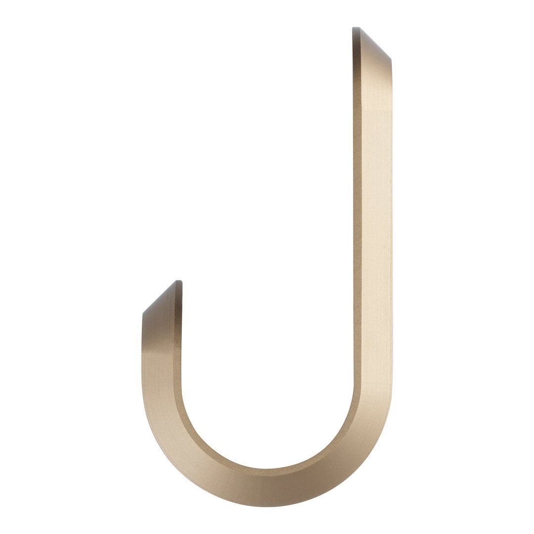 Curve Mini Hook - Set of 2 (Order Quantity: 6)