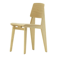 Light natural wood chair with a minimalist design and smooth, clean lines. Ideal for modern decor.