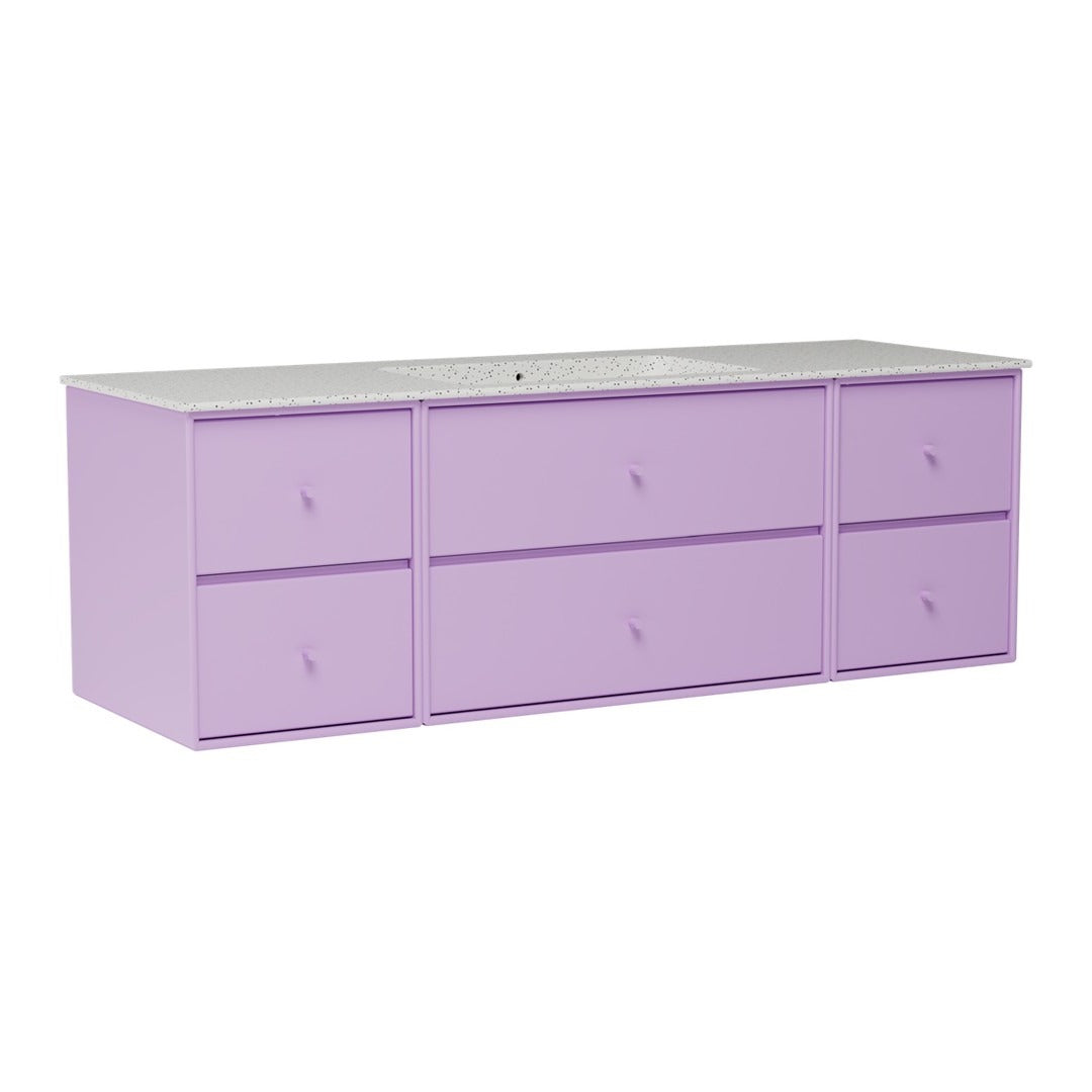 SU2409 Bathroom Vanity w/ Basin - 55.9" W