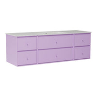 SU2409 Bathroom Vanity w/ Basin - 55.9" W