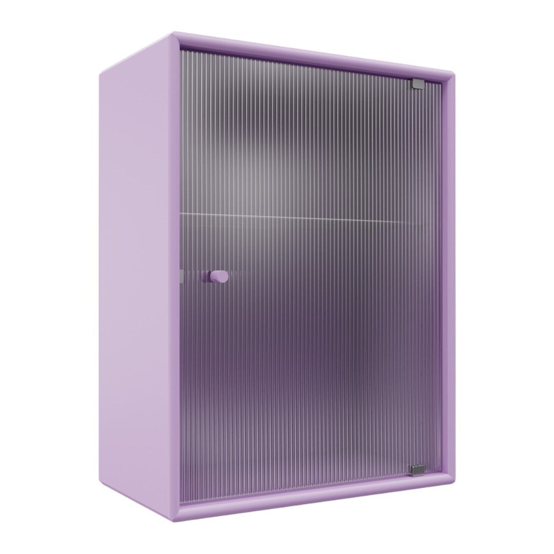 OS1225G Bathroom Cabinet w/ Rippled Glass Door