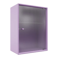 OS1225G Bathroom Cabinet w/ Rippled Glass Door