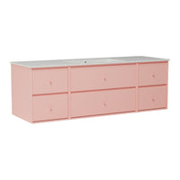 SU2409 Bathroom Vanity w/ Basin - 55.9" W