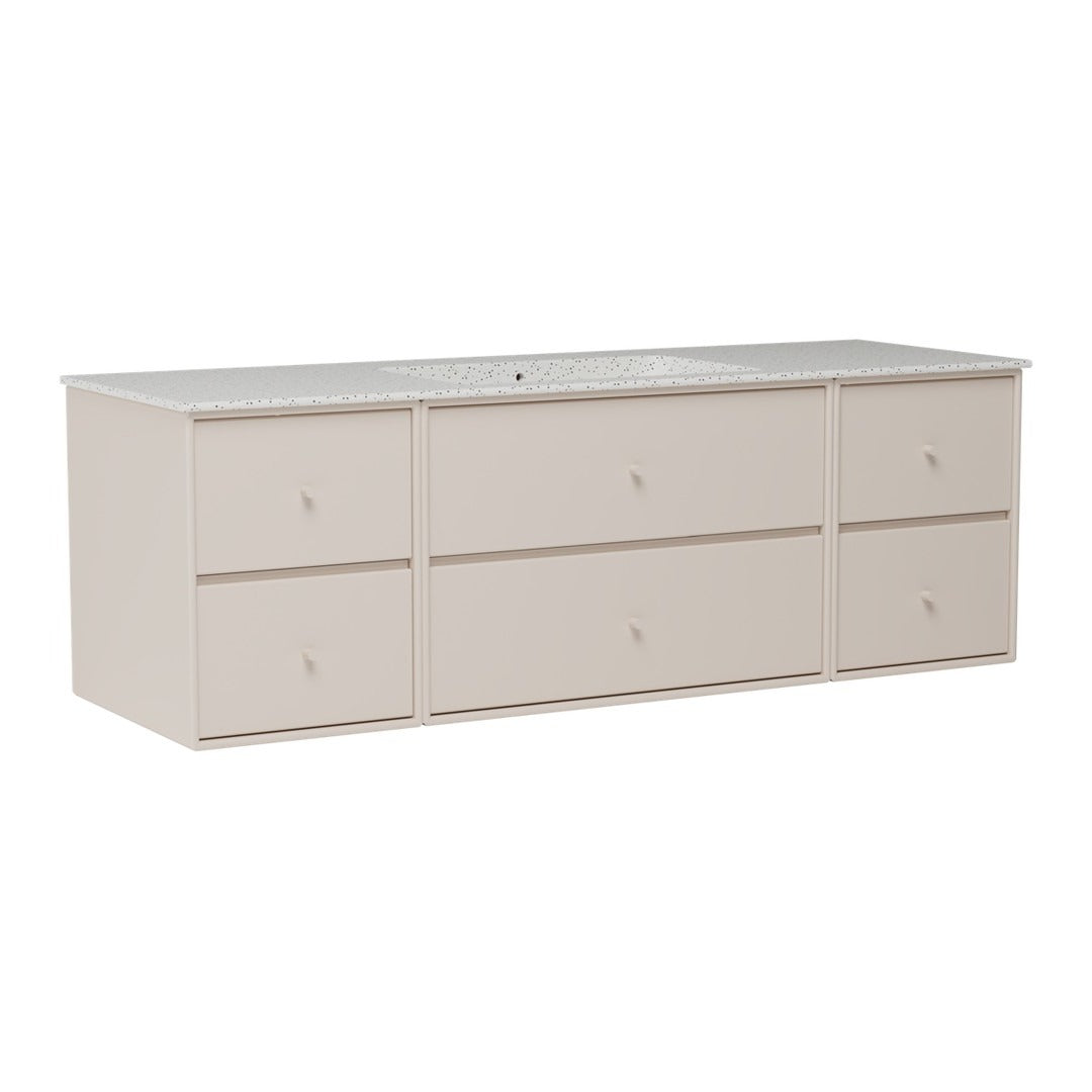 SU2409 Bathroom Vanity w/ Basin - 55.9" W