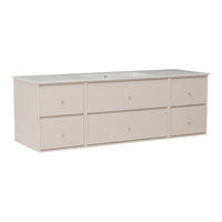 SU2409 Bathroom Vanity w/ Basin - 55.9" W
