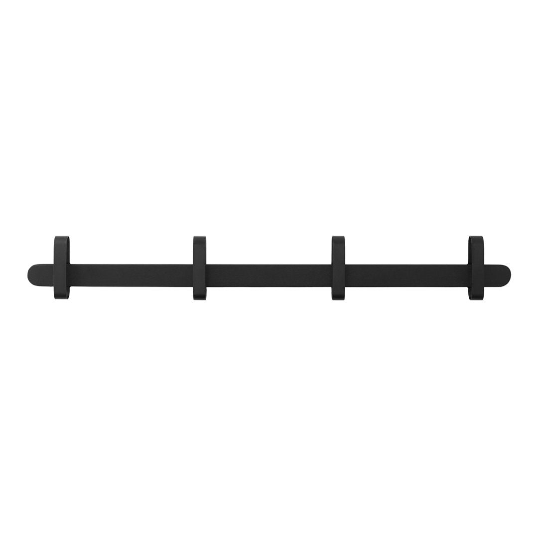 Hay Soft Coat Hanger, Set of 4 - Black, Wide