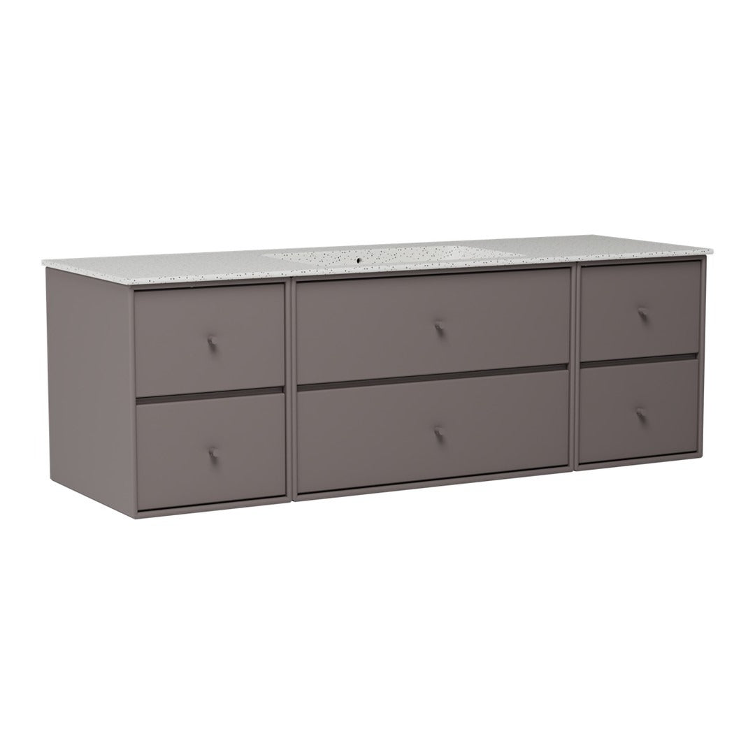 SU2409 Bathroom Vanity w/ Basin - 55.9" W