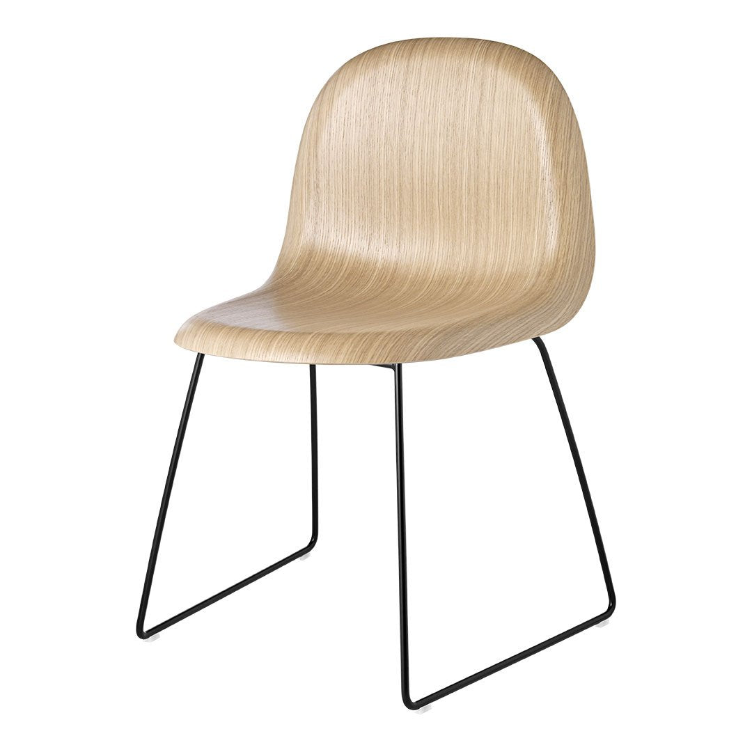 Gubi 3D Dining Chair - Sledge Base