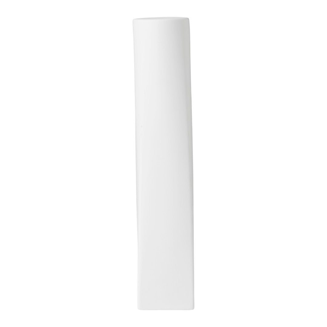 Solid white decorative roll, smooth texture, versatile for various crafting and design projects.