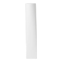 Solid white decorative roll, smooth texture, versatile for various crafting and design projects.
